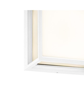 CHAMONIX * PLAFÓN/APLIQUE EXTERIOR BLANCO LED IP65 - 9W - CCT 2700K-3200K-4000K